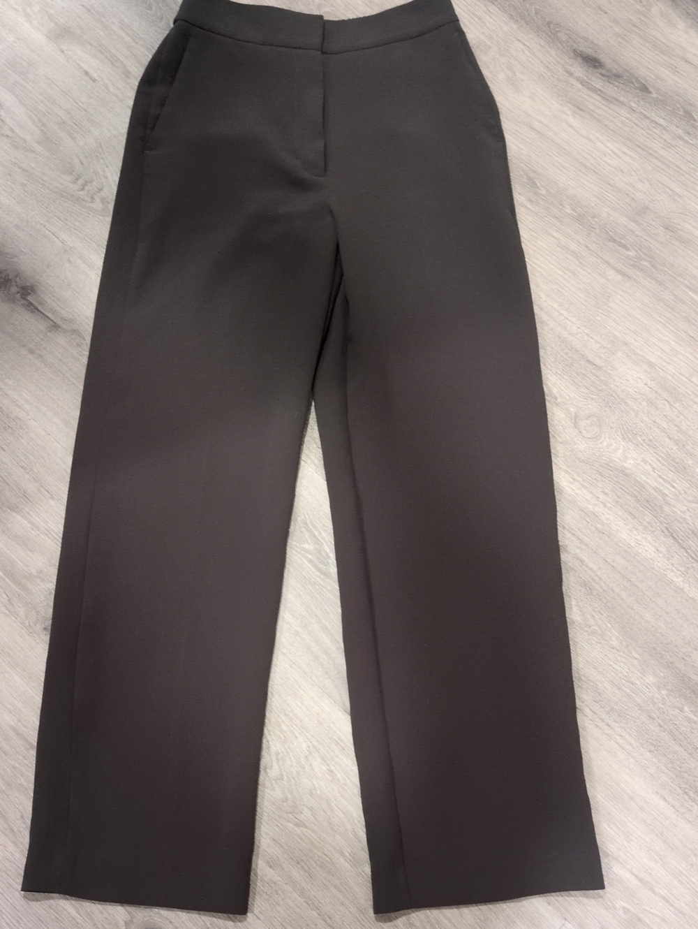Classic High-Waist Wide-Leg Women's Trousers 4 Brown